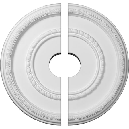 Ekena Millwork Federal Roped Large Ceiling Medallion, 17 3/8"OD x 3 1/2"ID x 1 1/8"P CM17FE2-03500
